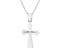Zawieszka srebrna - krzyż