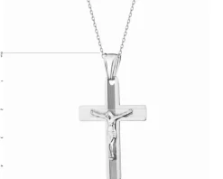 Zawieszka srebrna - krzyż