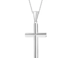 Zawieszka srebrna - krzyż