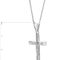 Zawieszka srebrna - krzyż