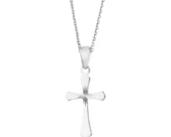 Zawieszka srebrna - krzyż