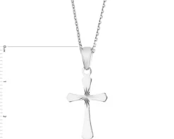 Zawieszka srebrna - krzyż
