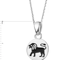 Zawieszka srebrna - Lew