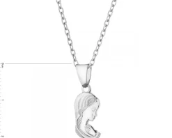 Zawieszka srebrna - medalik Matka Boska