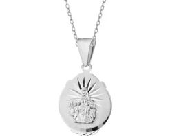 Zawieszka srebrna - medalik szkaplerz