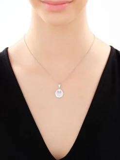 Zawieszka srebrna - medalik szkaplerz