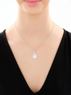 Zawieszka srebrna - medalik szkaplerz