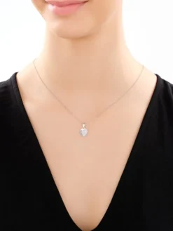 Zawieszka srebrna - medalik Matka Boska Częstochowska