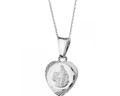 Zawieszka srebrna - medalik szkaplerz