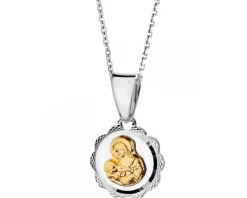 Zawieszka srebrna - medalik Matka Boska