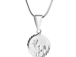 Zawieszka srebrna - medalik I Komunia Święta