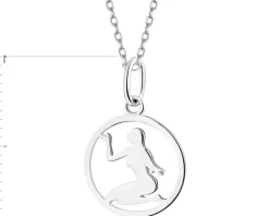 Zawieszka srebrna - Panna