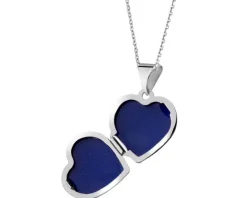 Zawieszka srebrna - puzderko - serce