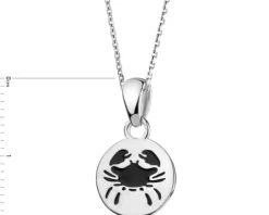 Zawieszka srebrna - Rak