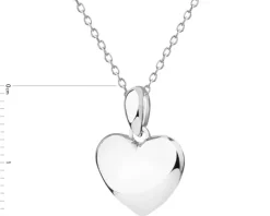 Zawieszka srebrna - serce