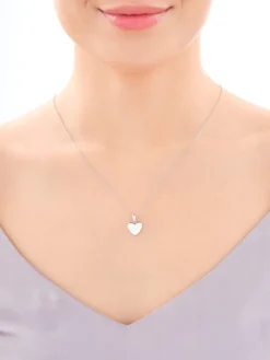 Zawieszka srebrna - serce