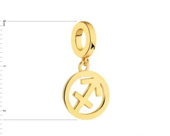 Zawieszka srebrna beads - Strzelec