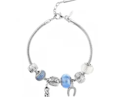 Zawieszka srebrna beads - nieskończoność