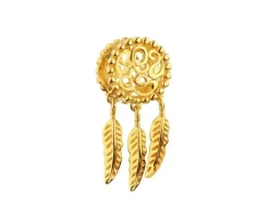 Zawieszka srebrna beads - łapacz snów