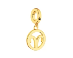 Zawieszka srebrna beads - Baran