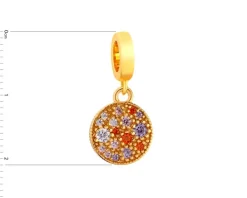 Zawieszka srebrna beads z cyrkoniami