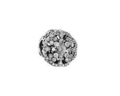 Zawieszka srebrna beads z cyrkoniami