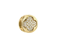 Zawieszka srebrna beads z cyrkoniami