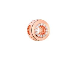 Zawieszka srebrna beads z cyrkoniami