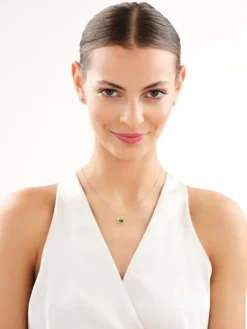 Zawieszka srebrna  z cyrkoniami i emalią - koliber