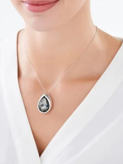 Zawieszka srebrna ze szkłem