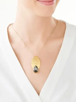 Zawieszka srebrna ze szkłem