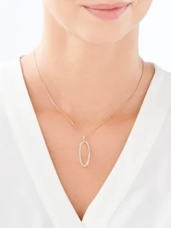 Zawieszka srebrna ze szkłem