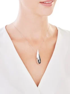 Zawieszka srebrna ze szkłem