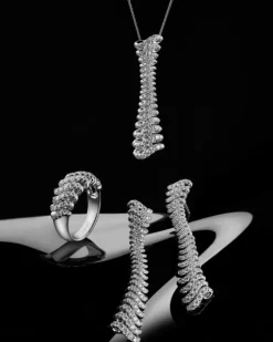 Zawieszka z białego złota z brylantami - 1,00 ct - próba 750