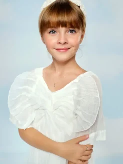 Zawieszka z żółtego złota z diamentem - aniołek - 0,003 ct - próba 585