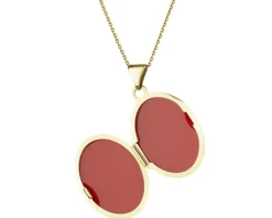 Zawieszka z żółtego złota z diamentem - puzderko - 0,01 ct - próba 585