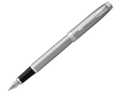 Zestaw Pióro + Długopis Parker IM Srebrny CT w Pudełku z Etui