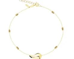 Złota bransoletka - łezka