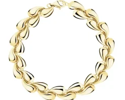 Złota bransoletka - łezki