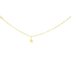 Złota bransoletka - gwiazda