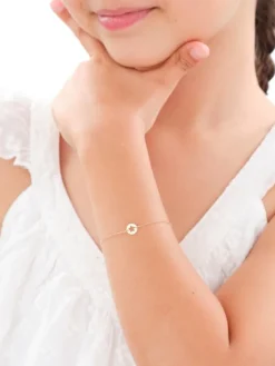 Złota bransoletka - gwiazda