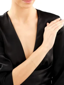 Złota bransoletka - gwiazdy