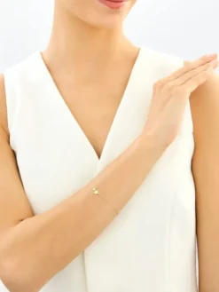 Złota bransoletka - gwiazdy