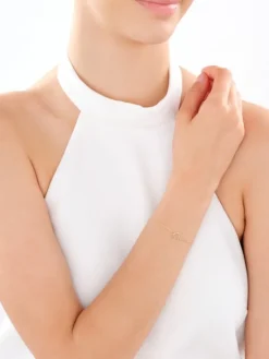 Złota bransoletka - Księżyc