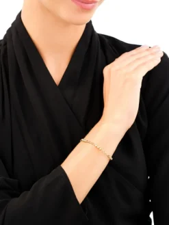 Złota bransoletka - kulki