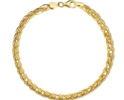 Złota bransoletka - lisi ogon