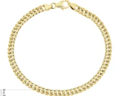 Złota bransoletka - pancerka