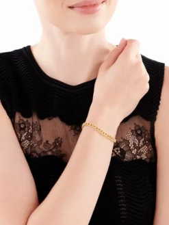 Złota bransoletka - pancerka