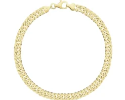 Złota bransoletka - pancerka