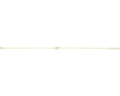 Złota bransoletka - serca